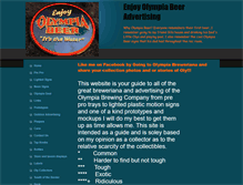 Tablet Screenshot of enjoyolympiabeer.com